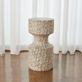 Whittled Accent Table
