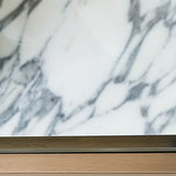 Floating Plane Coffee Table - Marble/Brass