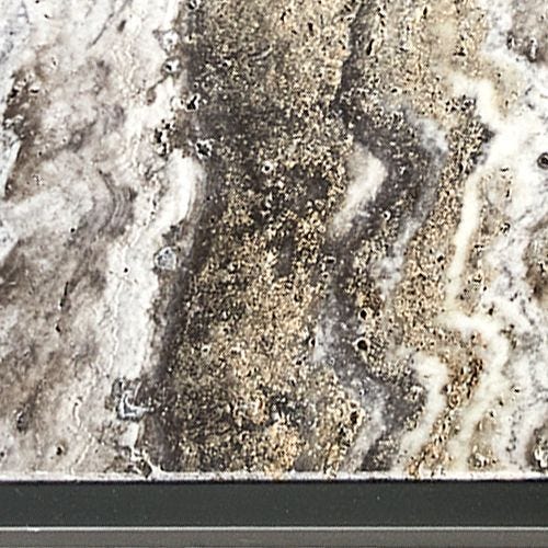 Floating Plane Coffee Table - Travertine/Bronze