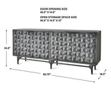 Foursquare 4 Door Cabinet