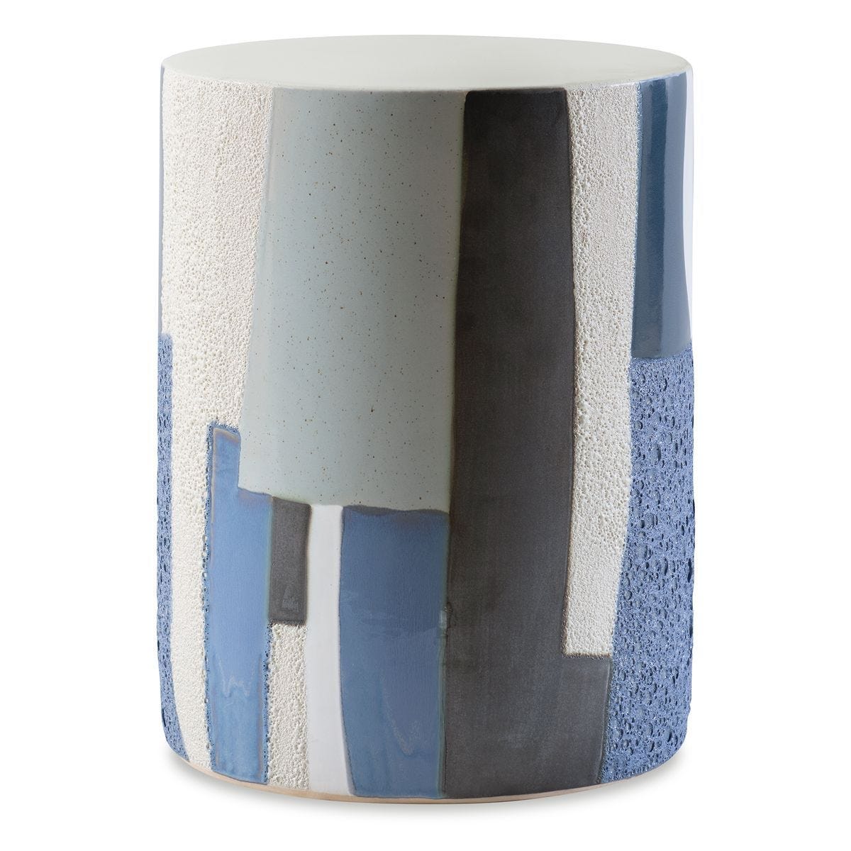 Graph Side Table in Blue