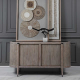 Tambour Cabinet - Natural Wash