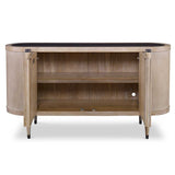 Tambour Cabinet - Natural Wash