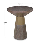 Flute Accent Table