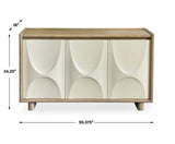 Swoosh 3 Door Cabinet