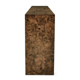 Ingrain Console Table in Cocoa Brown