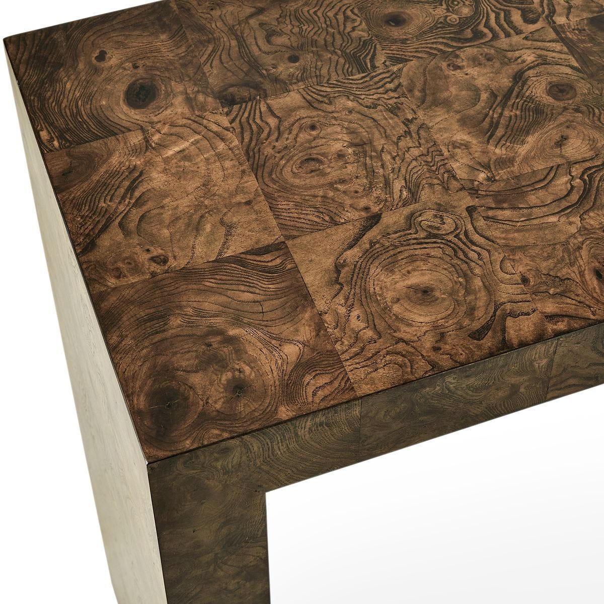 Ingrain Console Table in Cocoa Brown