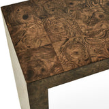 Ingrain Console Table in Cocoa Brown