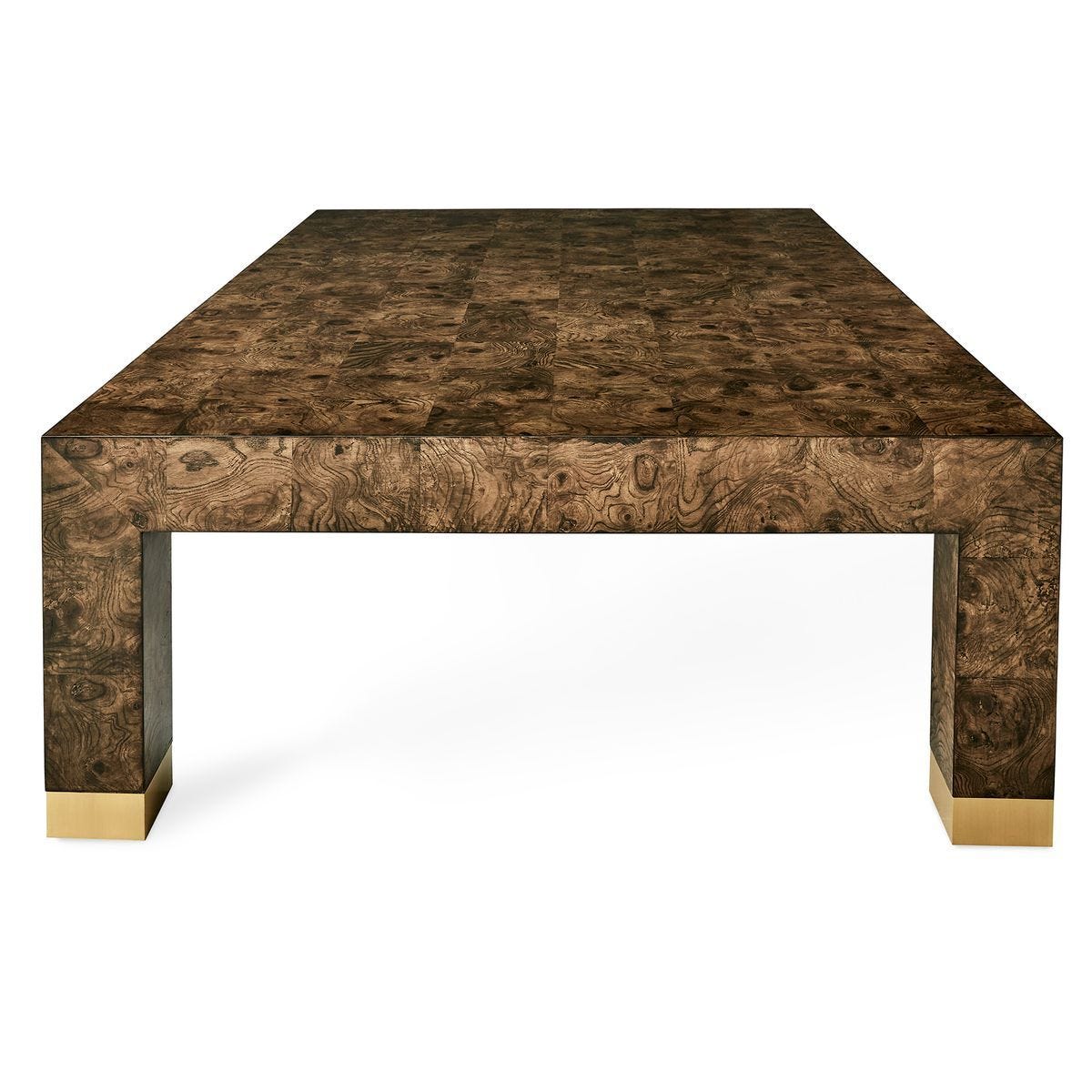Ingrain Coffee Table in Cocoa Brown