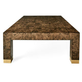 Ingrain Coffee Table in Cocoa Brown