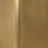 Equilateral Bistro Table in Arabescato and Brass