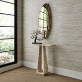 About Turn Console Table in Travertine