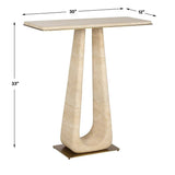 About Turn Console Table in Travertine
