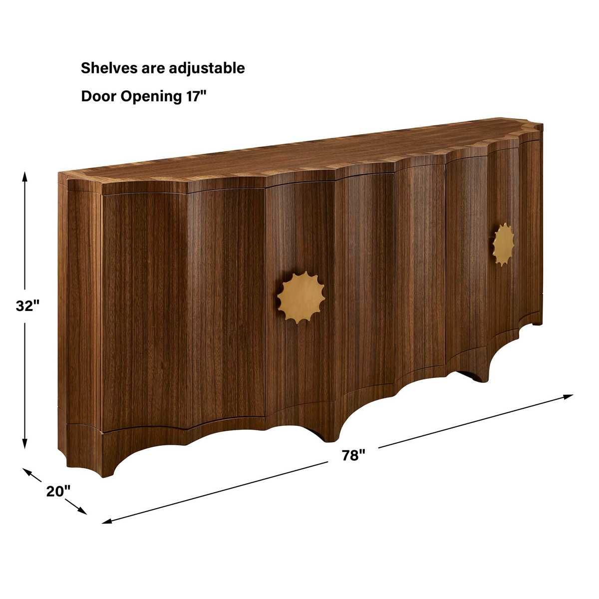 Grand Flute 4 Door Cabinet