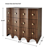 Grand Flute 3 Drawer Chest