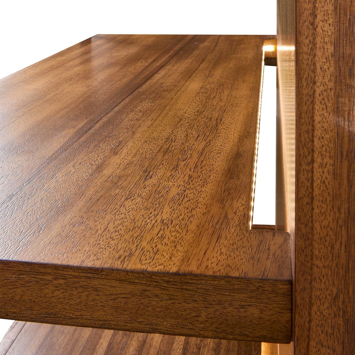 Sapling Lighted Storage Etagere