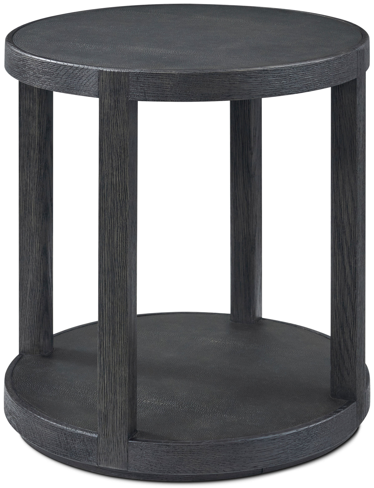 Maxwell round side table dark