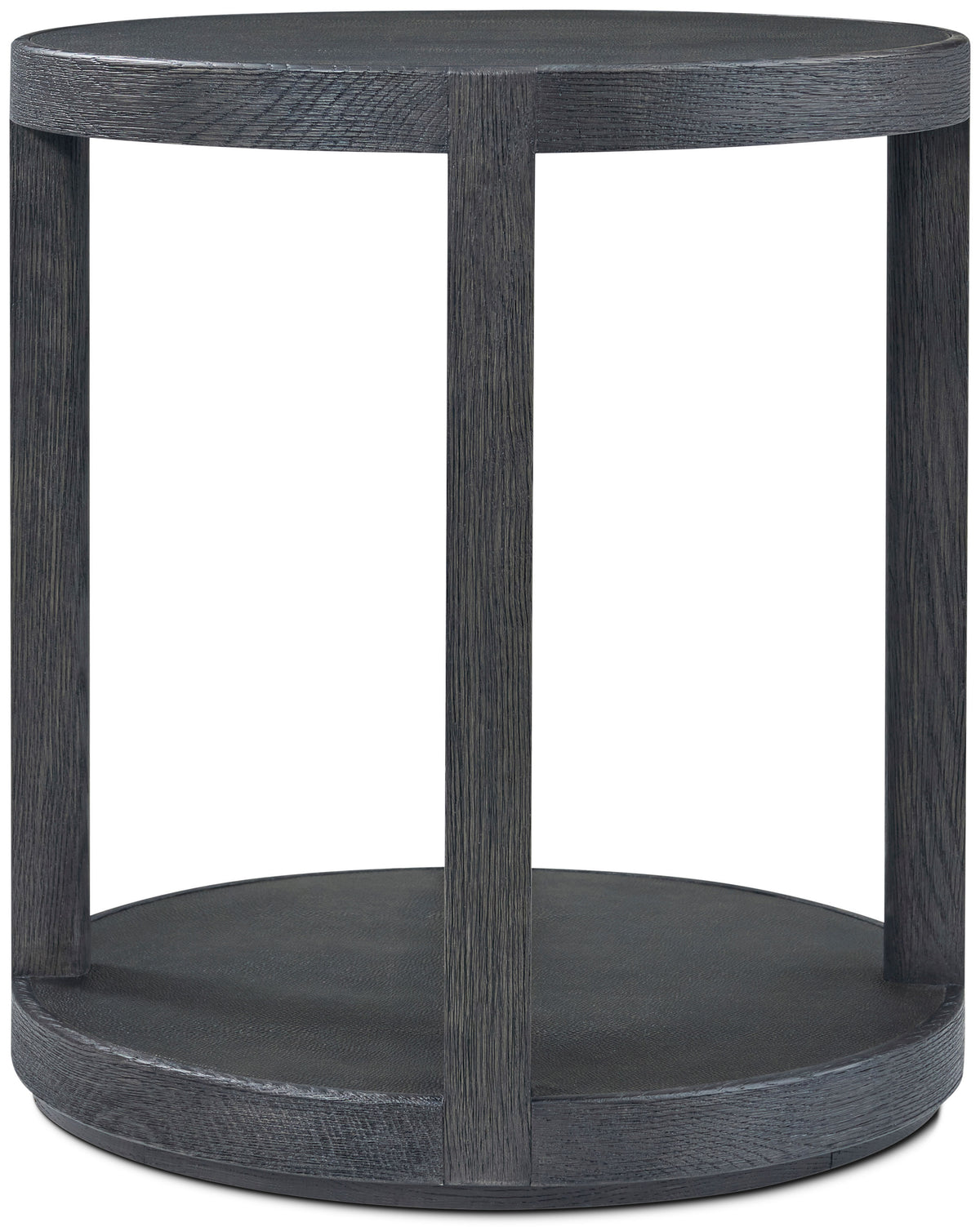 Maxwell round side table dark
