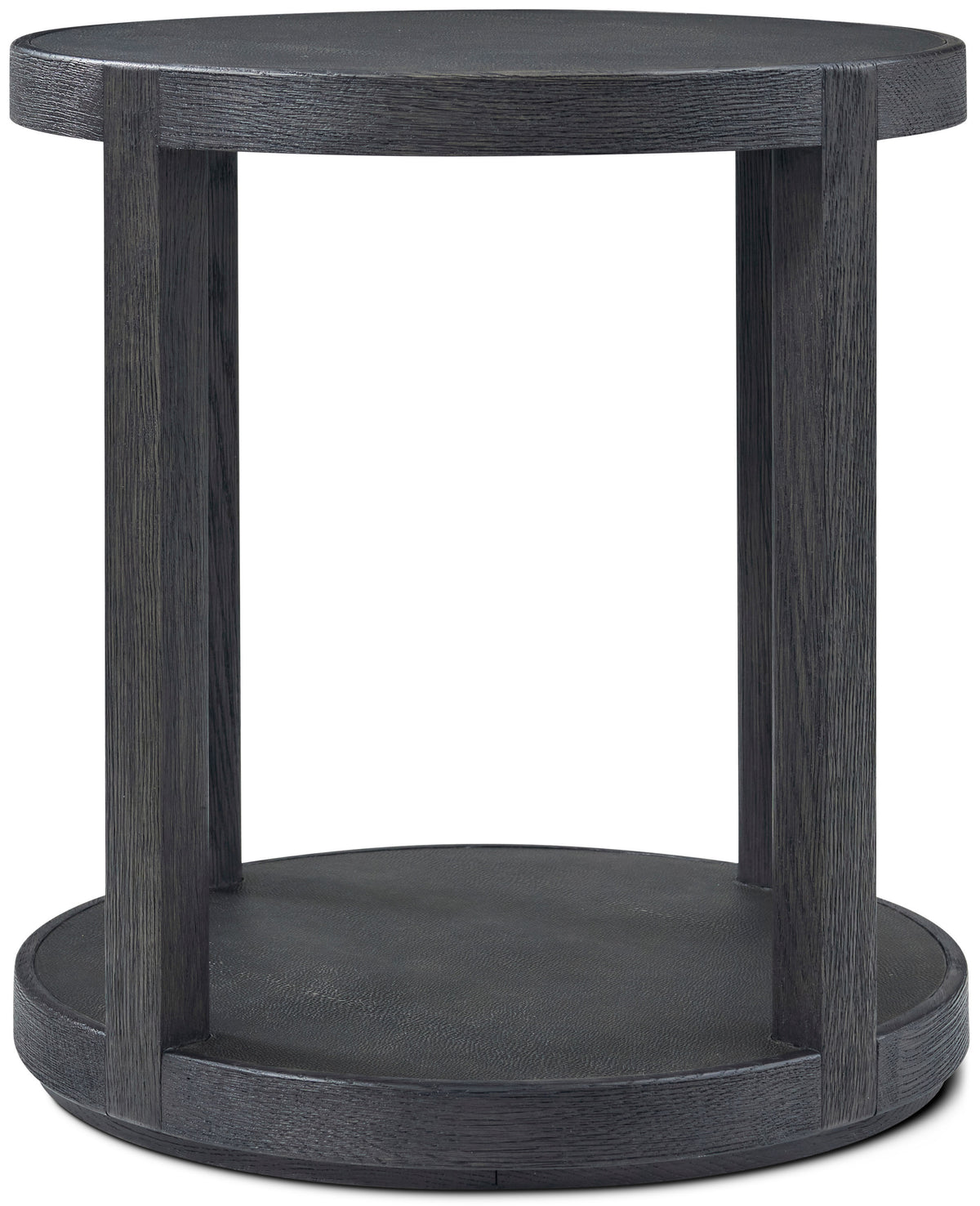 Maxwell round side table dark