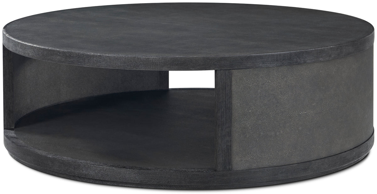 Maxwell kleiner dunkler runder Couchtisch
