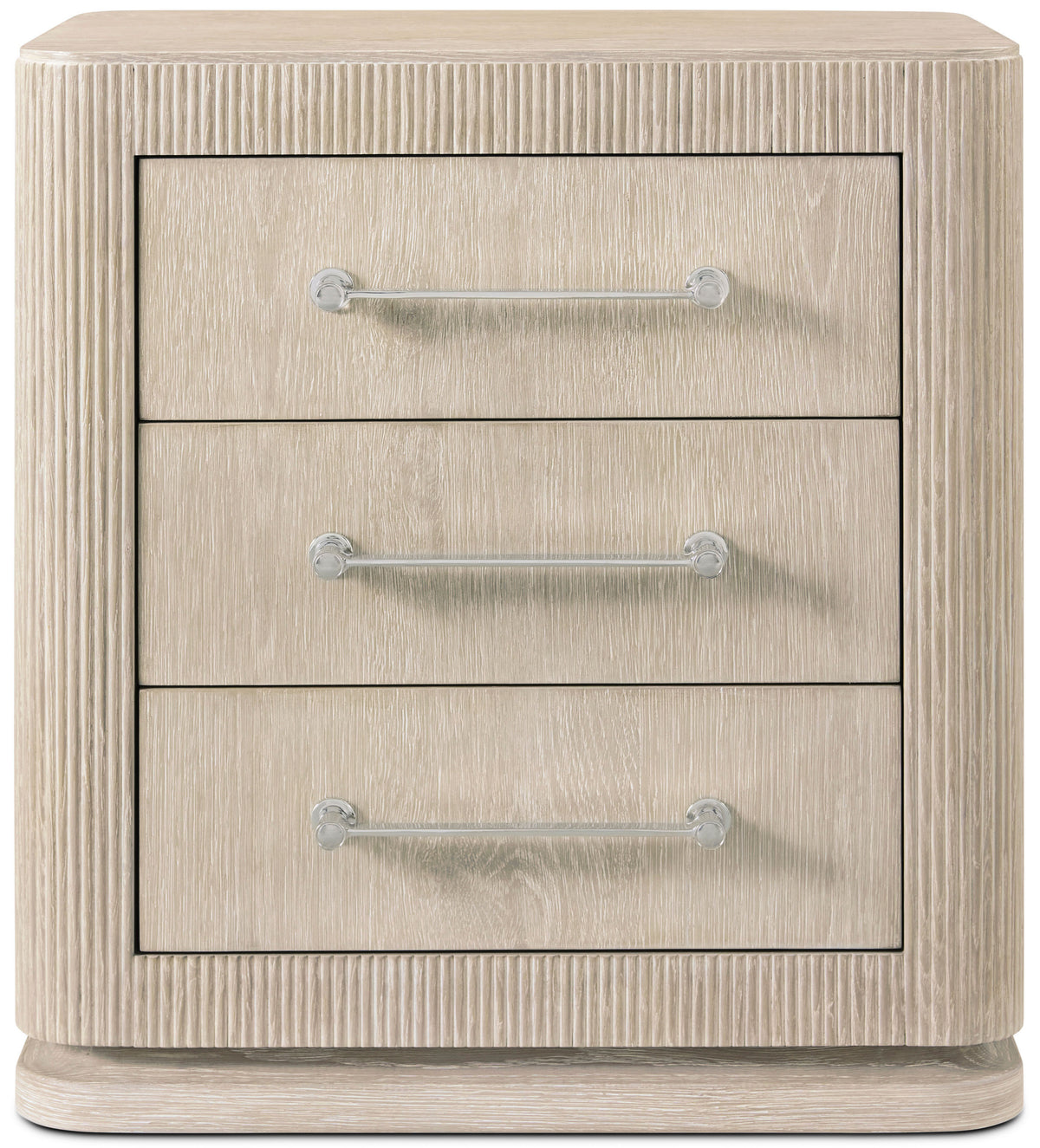 Horizon Three drawer small bedside table