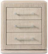 Horizon Three drawer small bedside table