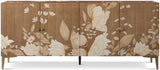 Bouquet sideboard in Toasted Cashew with 4 doors