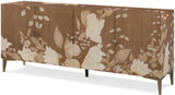 Bouquet sideboard in Toasted Cashew with 4 doors
