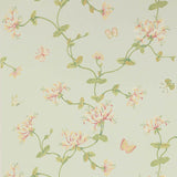 Colefax and Fowler Tapete Honeysuckle Gdn Aqua