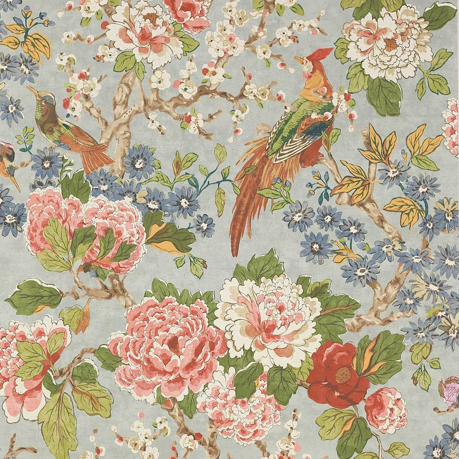 Colefax and Fowler Wallpaper Jardine Old Blue