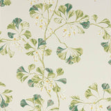 Colefax and Fowler Tapete Greenacre Leaf Green