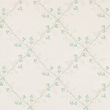 Colefax and Fowler Tapet Trefoil Trellis Aqua