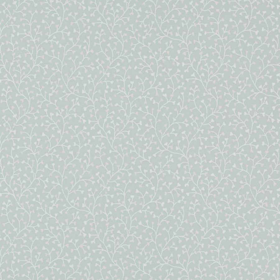 Colefax and Fowler Tapete Cress Old Blue