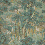 Colefax and Fowler Behang Arden Forest Green
