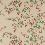 Colefax and Fowler Behang Fuchsia Red Forest