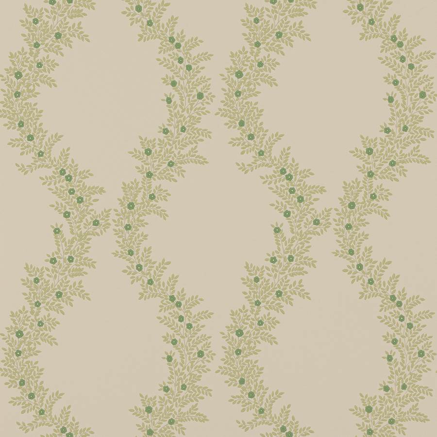 Colefax and Fowler Tapete Liliana Leaf Green