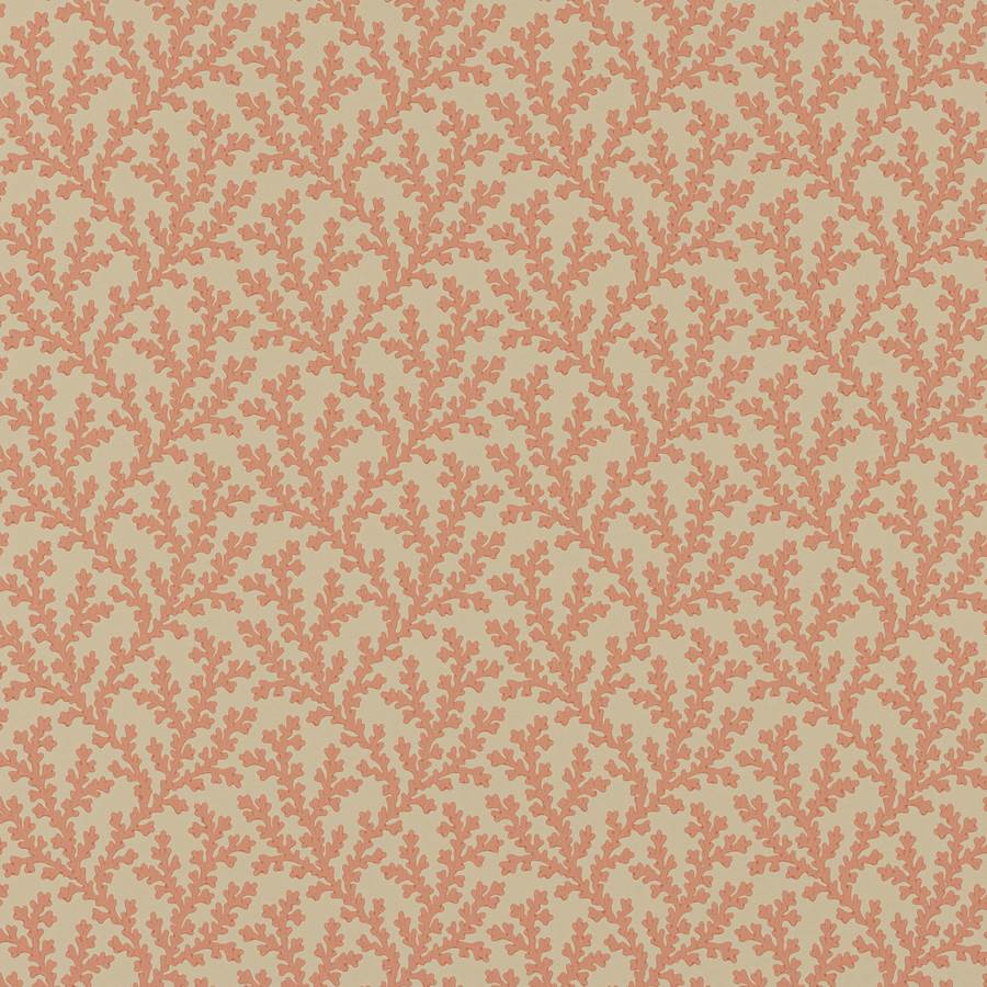 Colefax and Fowler Behang Sea Coral Red