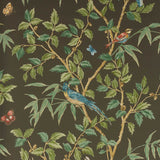 Colefax and Fowler Wallpaper Ashdown Black