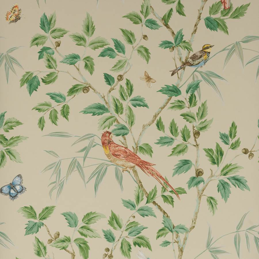 Colefax and Fowler Wallpaper Ashdown Cream