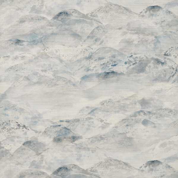 Zoffany Wallpaper Sansui (on Unique ground) Indigo Wash