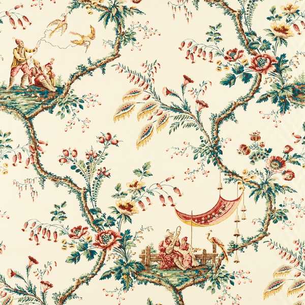 Zoffany Stoff Emperors Musician Russet