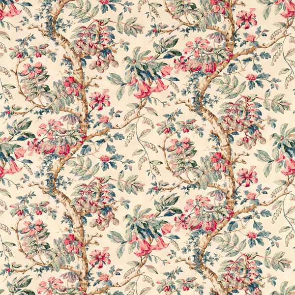 Coromandel Print Indigo — Zoffany stofstaal