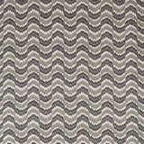 Dragon Flamestitch Charcoal — Zoffany tygprov