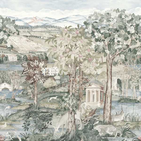 Zoffany Tapete Arcadian Thames Mineral