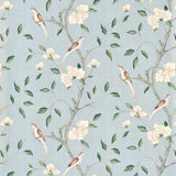 Zoffany Eleonora Print Stockholm Blue -tapetti