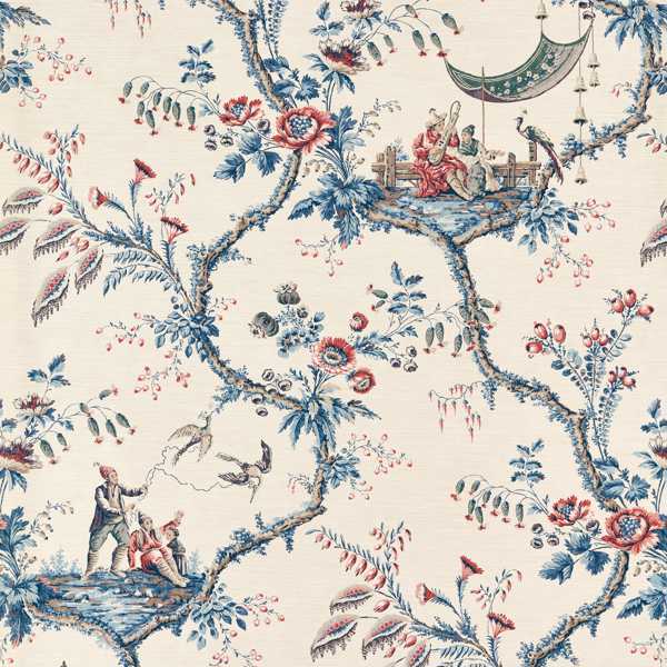 Zoffany Tapet Emperors Musician Indigo