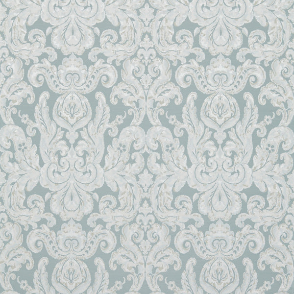 Brocatello Nuovo Pale Blue — Zoffany fabric sample