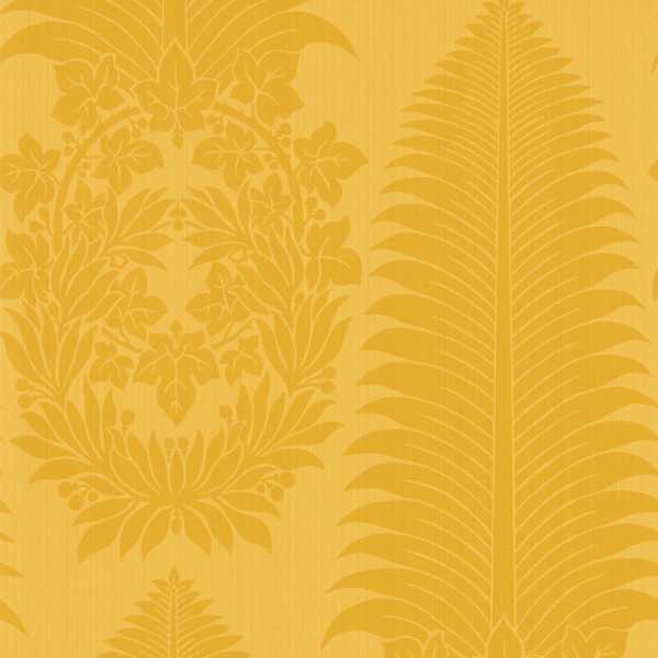 Zoffany Behang Marsdens Palm Damask Tigers Eye