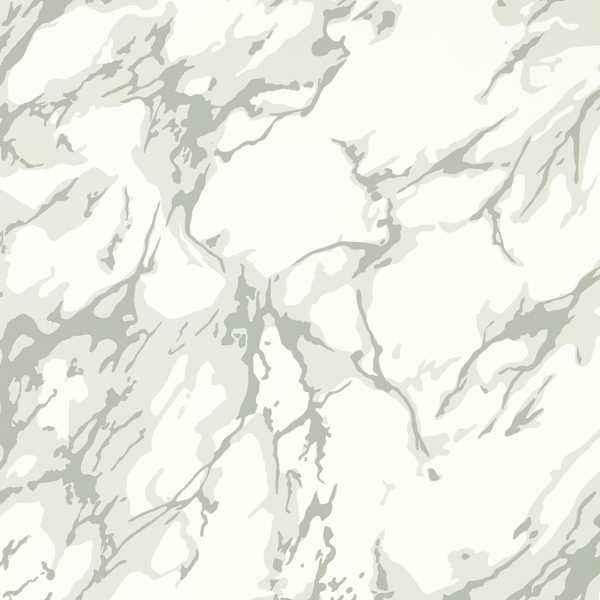 Zoffany Wallpaper French Marble Empire Grey / Perfect White