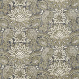 Zoffany Fabric Pomegranate Print Gargoyle/Bone Black